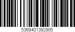 Código de barras (EAN, GTIN, SKU, ISBN): '5369401392905'