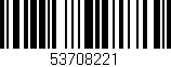 Código de barras (EAN, GTIN, SKU, ISBN): '53708221'