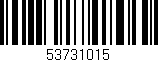 Código de barras (EAN, GTIN, SKU, ISBN): '53731015'