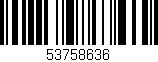 Código de barras (EAN, GTIN, SKU, ISBN): '53758636'