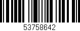 Código de barras (EAN, GTIN, SKU, ISBN): '53758642'