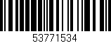 Código de barras (EAN, GTIN, SKU, ISBN): '53771534'