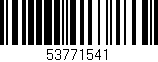 Código de barras (EAN, GTIN, SKU, ISBN): '53771541'