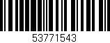 Código de barras (EAN, GTIN, SKU, ISBN): '53771543'