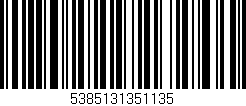 Código de barras (EAN, GTIN, SKU, ISBN): '5385131351135'