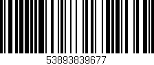 Código de barras (EAN, GTIN, SKU, ISBN): '53893839677'