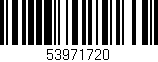Código de barras (EAN, GTIN, SKU, ISBN): '53971720'