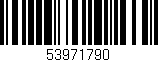 Código de barras (EAN, GTIN, SKU, ISBN): '53971790'