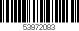 Código de barras (EAN, GTIN, SKU, ISBN): '53972083'