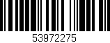 Código de barras (EAN, GTIN, SKU, ISBN): '53972275'