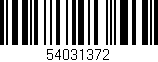 Código de barras (EAN, GTIN, SKU, ISBN): '54031372'