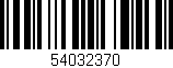 Código de barras (EAN, GTIN, SKU, ISBN): '54032370'