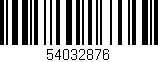 Código de barras (EAN, GTIN, SKU, ISBN): '54032876'