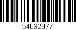 Código de barras (EAN, GTIN, SKU, ISBN): '54032977'