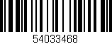 Código de barras (EAN, GTIN, SKU, ISBN): '54033468'