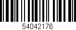 Código de barras (EAN, GTIN, SKU, ISBN): '54042176'