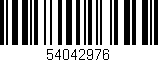 Código de barras (EAN, GTIN, SKU, ISBN): '54042976'