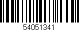 Código de barras (EAN, GTIN, SKU, ISBN): '54051341'