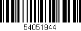 Código de barras (EAN, GTIN, SKU, ISBN): '54051944'