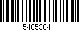 Código de barras (EAN, GTIN, SKU, ISBN): '54053041'