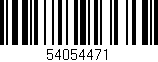 Código de barras (EAN, GTIN, SKU, ISBN): '54054471'