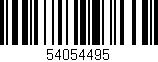 Código de barras (EAN, GTIN, SKU, ISBN): '54054495'