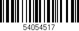Código de barras (EAN, GTIN, SKU, ISBN): '54054517'