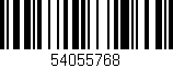 Código de barras (EAN, GTIN, SKU, ISBN): '54055768'