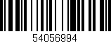 Código de barras (EAN, GTIN, SKU, ISBN): '54056994'