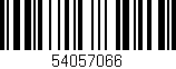 Código de barras (EAN, GTIN, SKU, ISBN): '54057066'