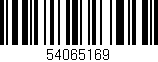Código de barras (EAN, GTIN, SKU, ISBN): '54065169'