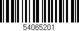 Código de barras (EAN, GTIN, SKU, ISBN): '54065201'