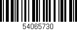 Código de barras (EAN, GTIN, SKU, ISBN): '54065730'