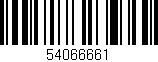 Código de barras (EAN, GTIN, SKU, ISBN): '54066661'