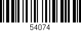 Código de barras (EAN, GTIN, SKU, ISBN): '54074'