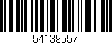 Código de barras (EAN, GTIN, SKU, ISBN): '54139557'