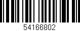 Código de barras (EAN, GTIN, SKU, ISBN): '54166802'