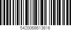 Código de barras (EAN, GTIN, SKU, ISBN): '5420068613816'