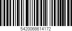 Código de barras (EAN, GTIN, SKU, ISBN): '5420068614172'