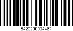 Código de barras (EAN, GTIN, SKU, ISBN): '5423288834467'