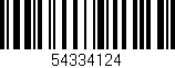 Código de barras (EAN, GTIN, SKU, ISBN): '54334124'