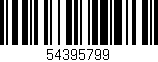 Código de barras (EAN, GTIN, SKU, ISBN): '54395799'