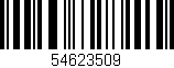 Código de barras (EAN, GTIN, SKU, ISBN): '54623509'