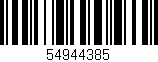 Código de barras (EAN, GTIN, SKU, ISBN): '54944385'
