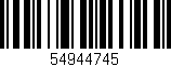 Código de barras (EAN, GTIN, SKU, ISBN): '54944745'