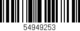 Código de barras (EAN, GTIN, SKU, ISBN): '54949253'
