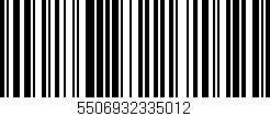 Código de barras (EAN, GTIN, SKU, ISBN): '5506932335012'
