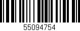 Código de barras (EAN, GTIN, SKU, ISBN): '55094754'