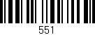 Código de barras (EAN, GTIN, SKU, ISBN): '551'