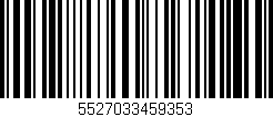 Código de barras (EAN, GTIN, SKU, ISBN): '5527033459353'